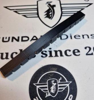 Preview: Zündapp Kühlrippen Dämpfungsgummi für den Minitherm Zylinderkopf passend 278-02.129 TPU - VORNE